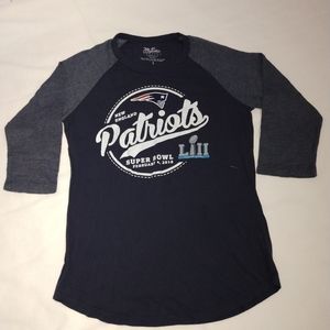 Majestic threads Patriots New England super bowl sweatshirt long sleeve